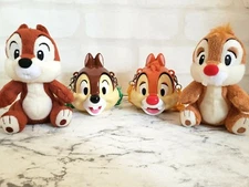 Tokyo Disney Resort  Chip and Dale Plush Doll & Mini Candy case Japan Set 4 Used