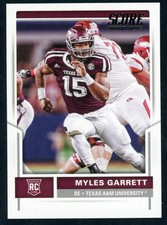 2017 Panini Score MYLES GARRETT ROOKIE CARD RC #337 Cleveland Browns. rookie card picture