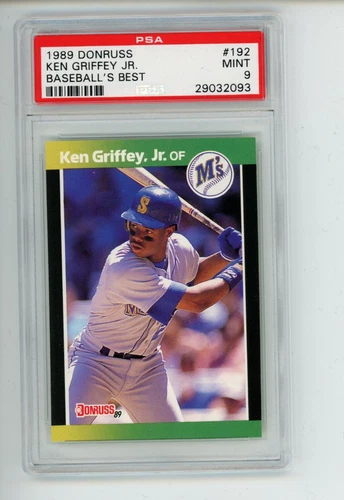 1989 Donruss Baseball's Best Ken Griffey Jr #192 Mariners PSA 9 MINT