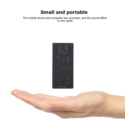 300mah/3.7V Mobile Phone Webcast Live Sound Card External USB Voice Changer NEW - Afbeelding 5 van 9