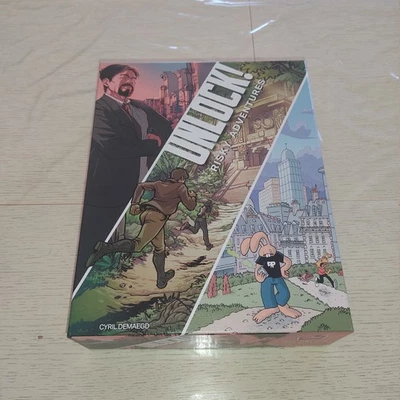 Asmodee - Unlock! Risky Adventures - Escape Game - 3 aventures - TBE - Photo 1/3
