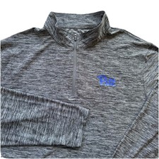 Pittsburgh Panthers Pitt Pullover Mens XL Extra Large Gray Long Sleeve 1/4 Zip