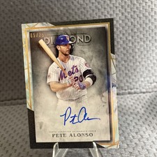 2022 Topps baseball Diamond Icons Pete Alonso 5/25 on card autograph mets 