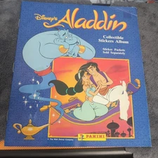 Aladino Disney Album Panini Completo Made In USA Rare Version Portugal 