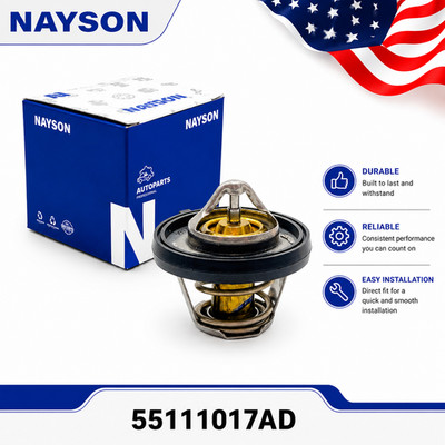 NAYSON 55111017AD Engine Coolant Thermostat for 2007-2020 Chrysler Jeep Dodge