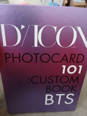 BTS - DICON PHOTOCARD 101 CUSTOM BOOK BEHIND BTS 