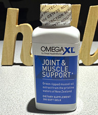 OmegaXL Joint & Muscle Support Green-Lipped Mussel Oil 300 Softgels