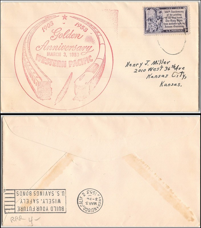 Golden Anniversary of the Western Pacific RR
