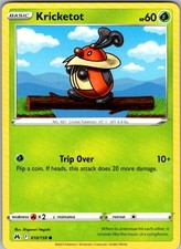 Kricketot 010/159 Common Crown Zenith Pokemon Lightly Played