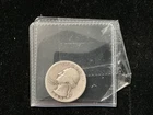 1943 Liberty Washington Silver Quarter In Protective Case