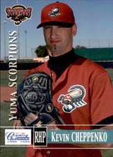 2005 Yuma Scorpions Grandstand #5 Kevin Cheppenko Fire Marshal Curt Foster Card