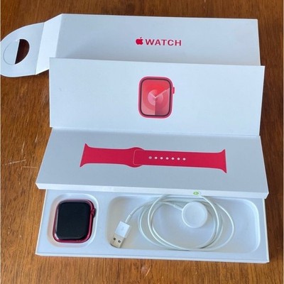Working Apple Watch Series 7 Project Red Midnight W Charger new Band