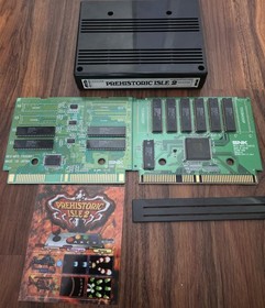 Neo Geo MVS Prehistoric Isle 2 100% Authentic with Shock Box