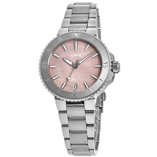 New Oris Aquis Date Automatic Mother Unisex Watch 01 733 7770 4158-07 8 18 05P