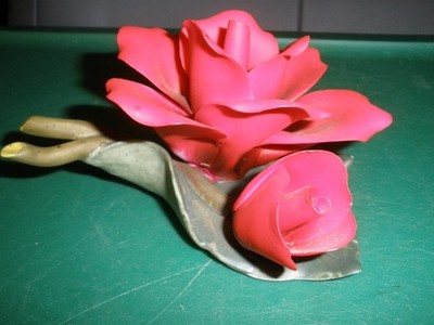 Westminster Red Rose Flower Figurine Approx 5''x3'' EUC