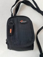 Lowepro Ridge 10 Compact Camera Case Bag Pouch Black Nylon Zippered w Belt Loop