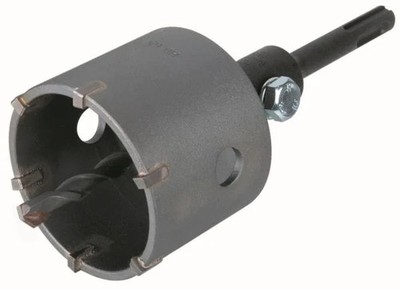 Wolfcraft Hohlbohrkrone Ø 68 mm inkl. SDS-Plus Spanndorn  Bohrmaschinenaufsätze