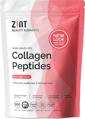 Collagen Peptides Powder (32 Oz) | Grass-Fed, Hydrolyzed Type I & III | Supports
