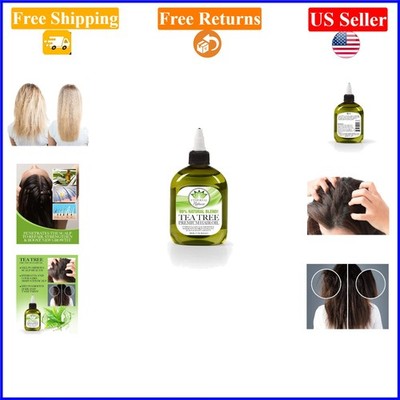 99% Natural Tea Tree Hair Oil - Nourishing, Soothing, 7.1 oz