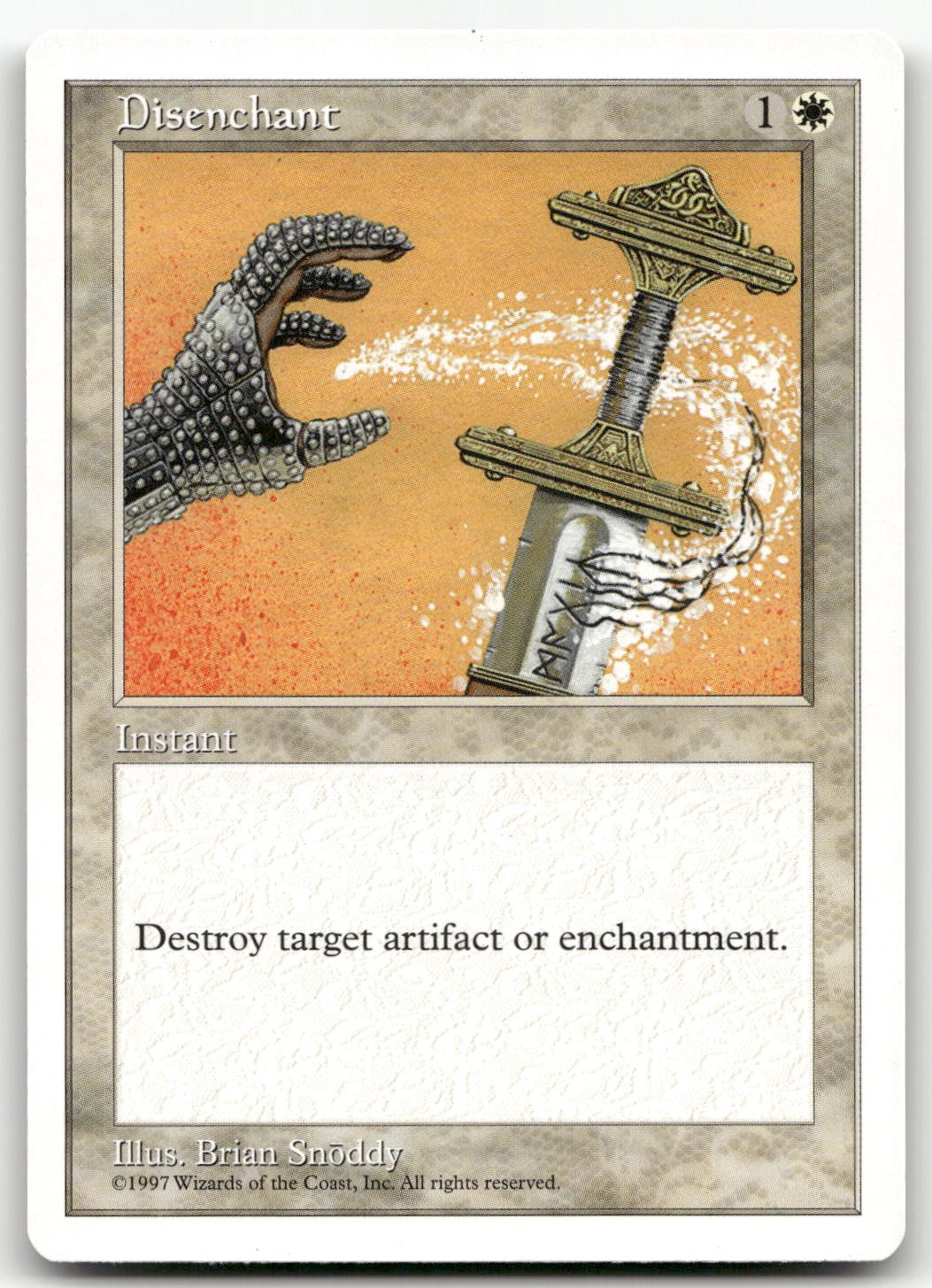 Disenchant (LP) Fifth Edition 5ED Magic MTG