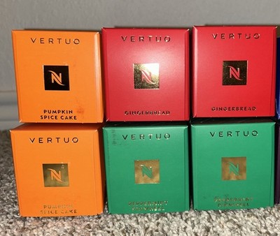 Limited Edition Holiday Nespresso Vertuo (Pumpkin, Gingerbread, Peppermint)