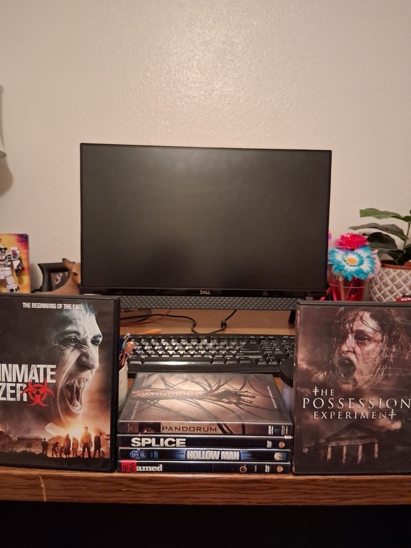 Mixed Lot Of 5 Horror & Sci-Fi DVD's #21 "INMATE ZERO"+ Free dvd!!