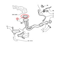 Dichtung Abgastrohr Fiat 127 Uno Lancia Dedra Original 46415741