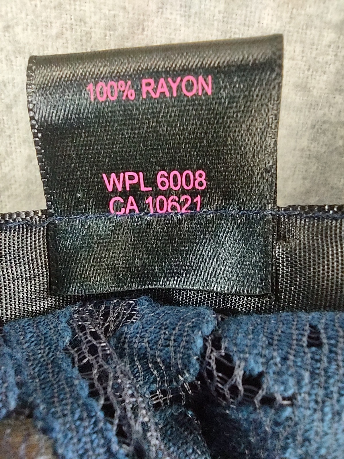 Rock Roll Cowgirl Top Small Blue Embroidered Lace… - image 16