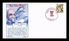 DR JIM STAMPS US OCTAVE CHANUTE AVIATION PIONEER AIR MAIL FDC GAMM CACHET COVER