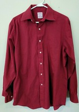 Brooks Brothers Red Long Sleeve 15.5 Button Dress Shirt size 15 1/2 - 4