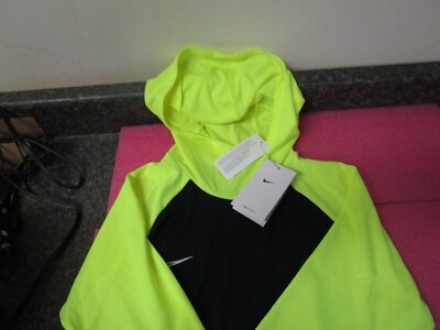 black and volt green hoodie