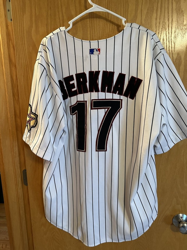 Lance Berkman 2001 Houston Astros Men's Alternate Black Jersey