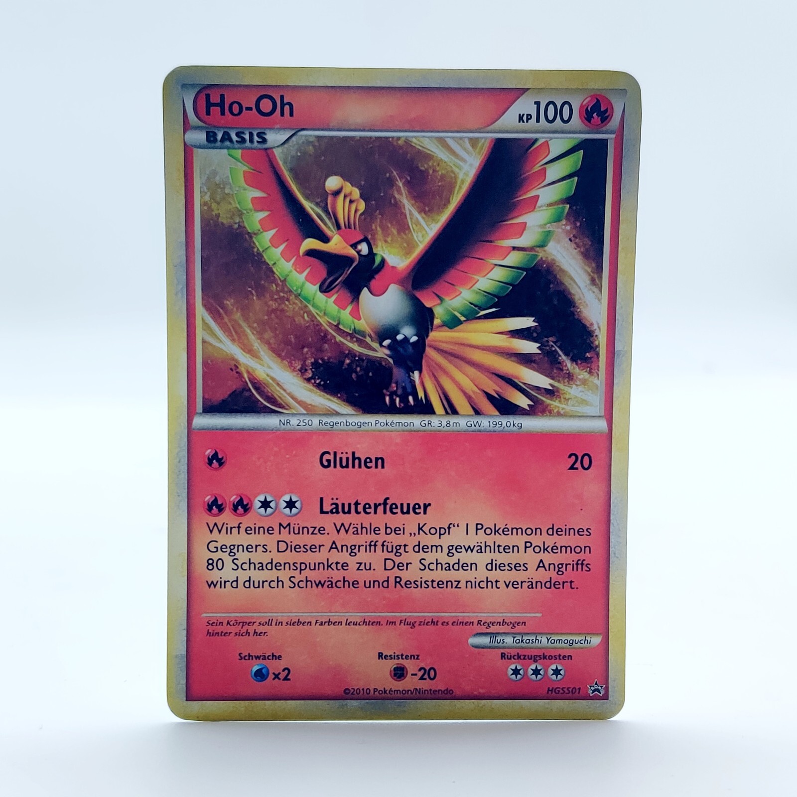 Pokemon TCG Card - Ho-Oh HGSS01 Black Star Promo Heartgold Soulsilver