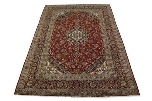 Handmade Vintage Oriental Rug Classic Floral Design Wool Décor Carpet 8X12 ft - Picture 2 of 18