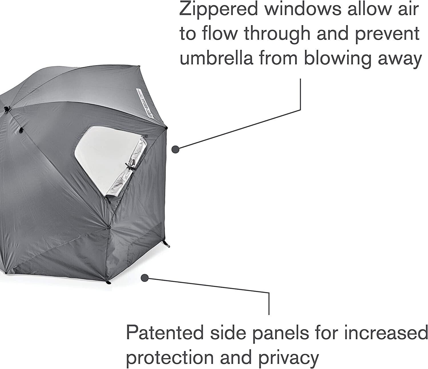SportBrella Premiere XL UPF 50+ Umbrella Shelter Sun & Rain Protection