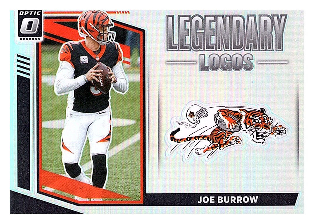 2021 Donruss Optic Legendary Logos Joe Burrow #LL-3 Cincinnati Bengals TC630