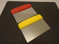 Dexter USA (2) 6-inch Dough Cutter Bench Scrapers S196 Stainless Factory2nd