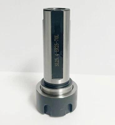 ICARBIDE NEW 1.0" STRAIGHT SHANK ER25 COLLET CHUCK TOOL HOLDR GAGE LENGTH 2.7" USA SELL