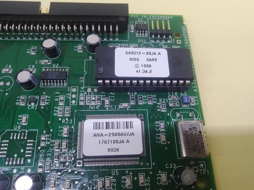 Adaptec AHA-2940AU/JA 1783500JA Rev A PCI SCSI Controller Card With Accessories - Picture 10 of 24