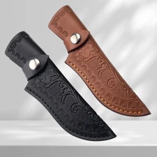 Leather Sheath Small Fixed Blade Straight Knife Leather Sheath Scabbard Pouch US
