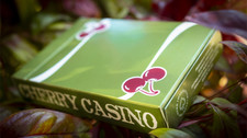 CHERRY CASINO SAHARA GREEN DECK PLAYING CARDS PURE POKER SIZE MAGIC TRICKS GAMES