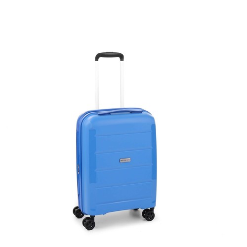 TROLLEY CABINA RONCATO 4 RUOTE + ESPANDIBILITA', 55X40X20/25CM, LINEA BIT  COLORE GIALLO
