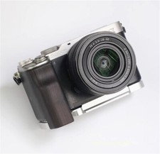 New Handmade Wood Hanlde L Alloy Baseplate for Sony A7C Camera Handle Hand Grip