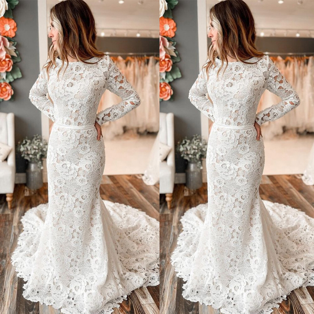 white mermaid pageant dress Simple white mermaid long prom dress white evening dress – shdress