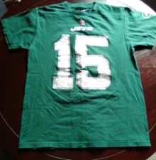 NFL Team Apparel Jets Tebow 15 T Shirt S/Ch/P Green Small