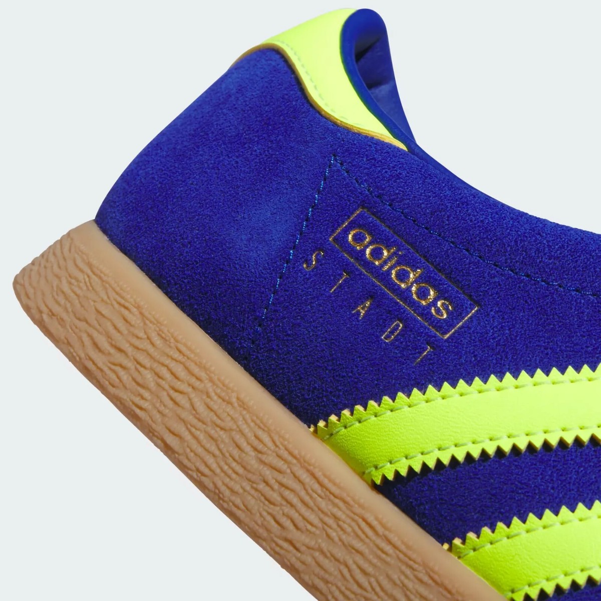 New Adidas STADT Shoes - Blue/ Solar Yellow (JI1884) | eBay