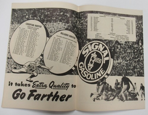 1946 Little Rose Bowl Program Compton College v Kilgore Texas Ex/MT Nice 68896 - Picture 2 of 3