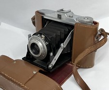 ANSCO SPEEDEX 45 VINTAGE RANGEFINDER FOLDING CAMERA MADE IN GERMANY AGFA LENS