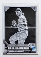 2022 Topps Gypsy Queen Corbin Burnes Black & White /50 #177 AZ Diamondbacks