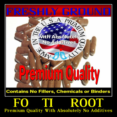 FO TI ROOT He Shou Wu With Absolutely No Additives Extra High Potency 100 V Caps
